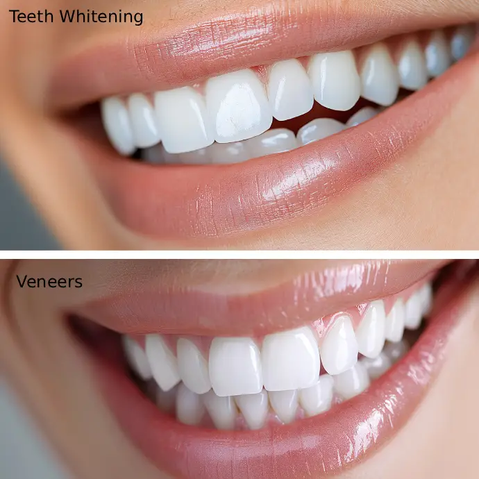 Comparing different smile transformation options
